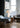 Italian designer Atollo table lamp in white opaline glass for hotel nightstand lighting