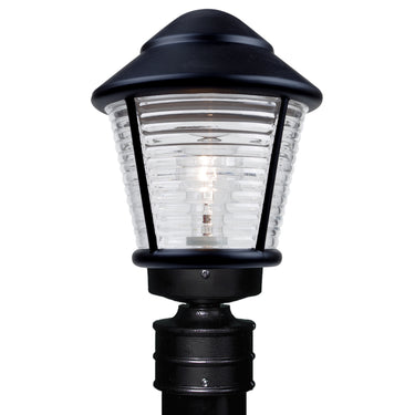 Costaluz 3100 post lantern: Black | Besa Lighting