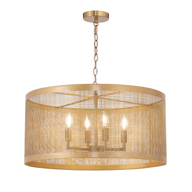 Maxim Lighting Hatcher 24" 4-Light Pendant Gold