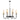 Maxim Lighting Town & Country 8-Light Chandelier Black