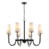 Maxim Lighting Town & Country 8-Light Chandelier Black