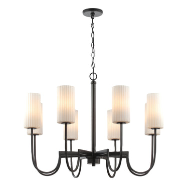 Maxim Lighting Town & Country 8-Light Chandelier Black