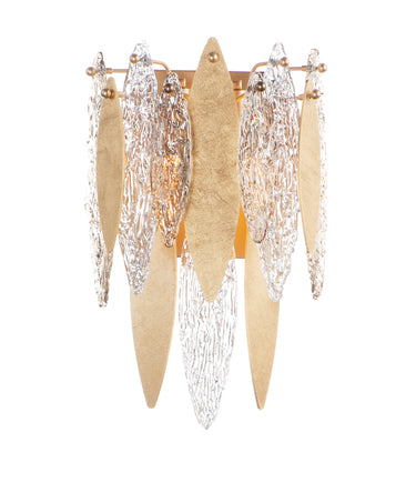 Maxim Lighting Majestic 3-Light Wall Sconce Gold Leaf