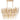 Maxim Lighting Majestic 18-Light Linear Chandelier Gold Leaf