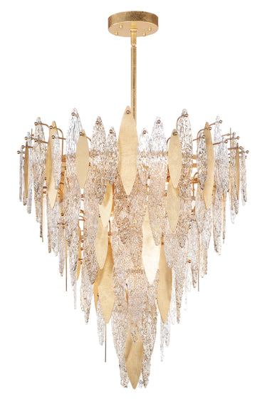 Maxim Lighting Majestic 21-Light Chandelier Gold Leaf