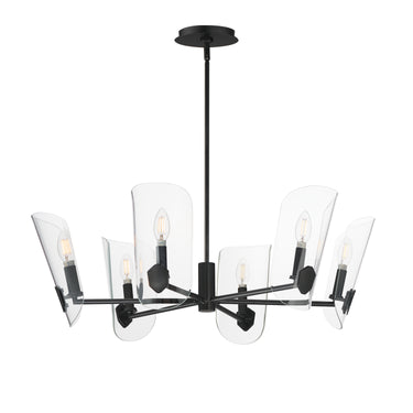 Maxim Lighting Armory 6-Light Chandelier Black
