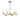 Maxim Lighting Armory 6-Light Chandelier Natural Aged Brass