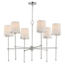 Maxim Lighting Huntington 6-Light Chandelier Satin Nickel