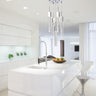 Finesse Decor Rectangular Crystal Chandelier XL 5 Light