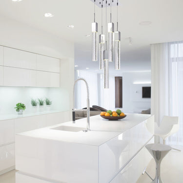 Finesse Decor Rectangular Crystal Chandelier XL 5 Light