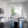 Finesse Decor Rectangular Crystal Chandelier XL 10 Light
