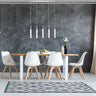Finesse Decor Acrylic Cylinder Chandelier 5 Light