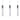 Finesse Decor Acrylic Cylinder Chandelier - 3 Light