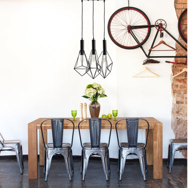 Finesse Decor Adele Geometric Pendant 3 Light