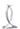 Finesse Decor Unity 1 Light Table Lamp Chrome
