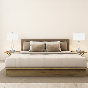 Finesse Decor Unity 1 Light Table Lamp Chrome
