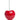 Finesse Decor Large Bright Red Cherry Sculpture 25" Tall