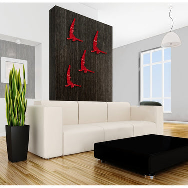 Finesse Decor Diver 22" Wall Decor Sculpture Red