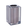 Gloss Platinum Toothbrush Holder by Vallvé, front view