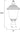 Maxim Lighting Carriage House DC 1-LT Outdoor Pole/Post Lantern Oriental Bronze