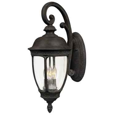 Maxim Lighting Knob Hill Cast 3-Light Outdoor Wall Lantern Sienna