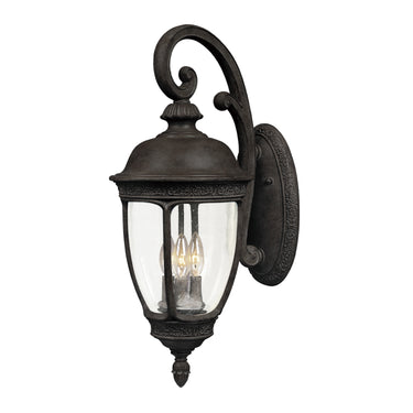 Maxim Lighting Knob Hill Cast 3-Light Outdoor Wall Lantern Sienna