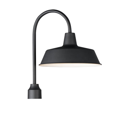 Maxim Lighting Pier M Post Lantern Black