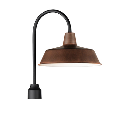 Maxim Lighting Pier M Post Lantern Empire Bronze/Black