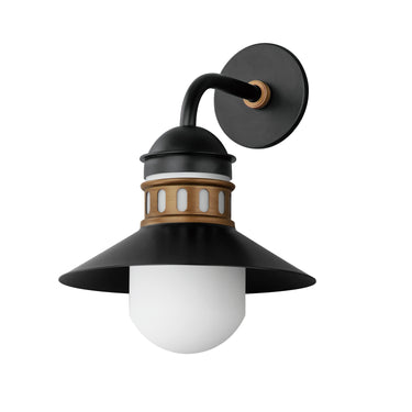 Maxim Lighting Admiralty Outdoor Wall Sconce Black/Antique Brass