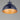 Maxim Lighting Rockport 12" Pendant Glossy Navy/Natural Aged Brass
