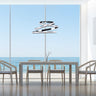 Finesse Decor Oslo LED Adjustable Chandelier Chrome