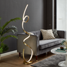 Finesse Decor Amsterdam LED Dimmable 63" Floor Lamp Sandy Gold