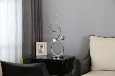 Finesse Decor Amsterdam LED with Touch Dimmer Table Lamp Chrome