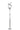 Finesse Decor Munich LED Chrome 63" Floor Lamp Dimmable