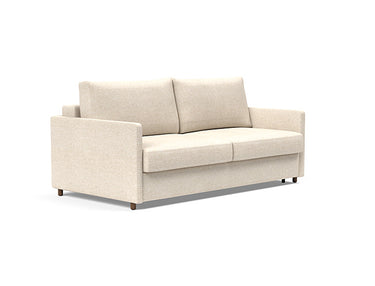 Neah King Size Sleeper Sofa with Slim Arms in 365 Halifax Shell fabric by Innovation Living – modern king sofa bed for living rooms and guest spaces