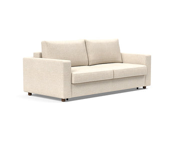 Neah King Size Sleeper Sofa with Standard Arms in 365 Halifax Shell fabric modern king sofa bed for living rooms and guest spaces