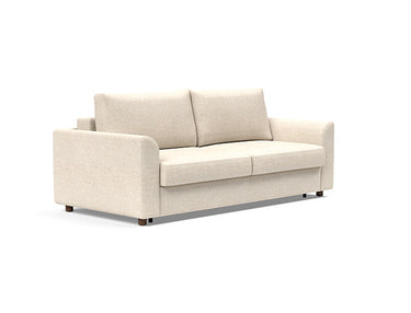 Neah King Size Sleeper Sofa with Curved Arms in 365 Halifax Shell by Innovation Living – Modern Scandinavian King Sofa Bed