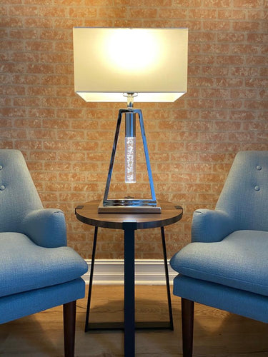 Finesse Decor Table Lamp Night Light With Crystal tube