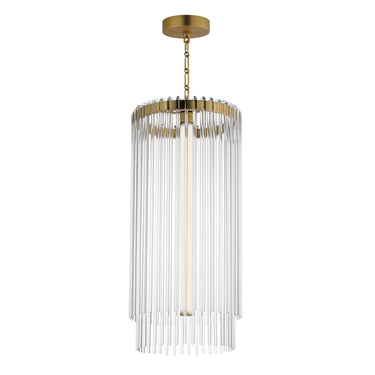 Maxim Lighting Jolie Foyer Pendant Natural Aged Brass