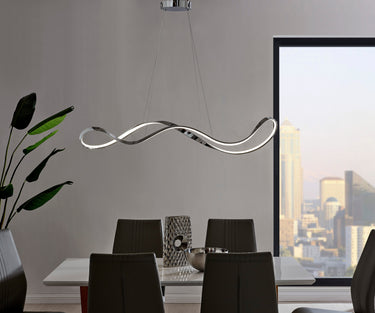 Finesse Decor Xiamen LED Adjustable Chandelier Chrome