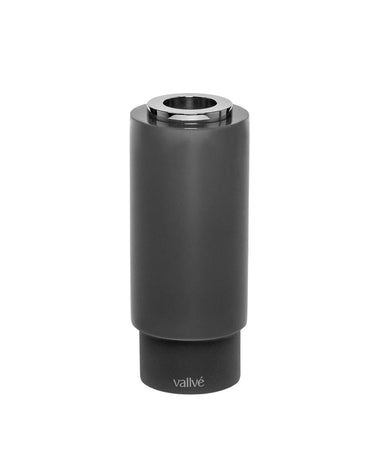 Aro Flower Vase Graphite by Vallvé, front view