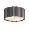 Maxim Lighting Allegra Flush Mount Gunmetal/Gold