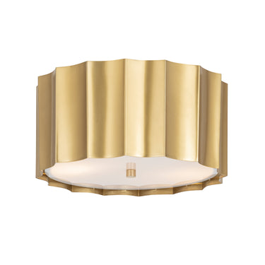 Maxim Lighting Allegra Flush Mount Weathered Brass