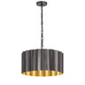 Maxim Lighting Allegra Large Pendant Gunmetal/Gold