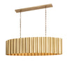 Maxim Lighting Allegra 5-Light Linear Pendant Weathered Brass