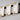 Maxim Lighting Radiant 3-Light LED Bath Vanity Black/Gold Leaf