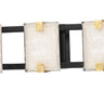 Maxim Lighting Radiant 5-Light LED Bath Vanity Black/Gold Leaf