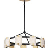 Maxim Lighting Radiant 9-Light LED Chandelier Black/Gold Leaf
