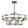 Maxim Lighting Radiant 20-Light LED Chandelier Black/Gold Leaf