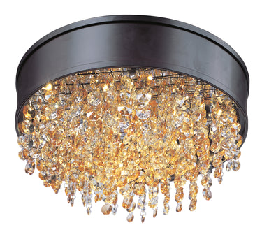 Maxim Lighting Mystic 11-Light LED Flush Mount Bronze